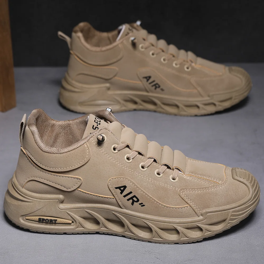 Men's sports shoes, fashionable outdoor workwear, safety shoes, simple and trendy, comfortable and casual sports shoes