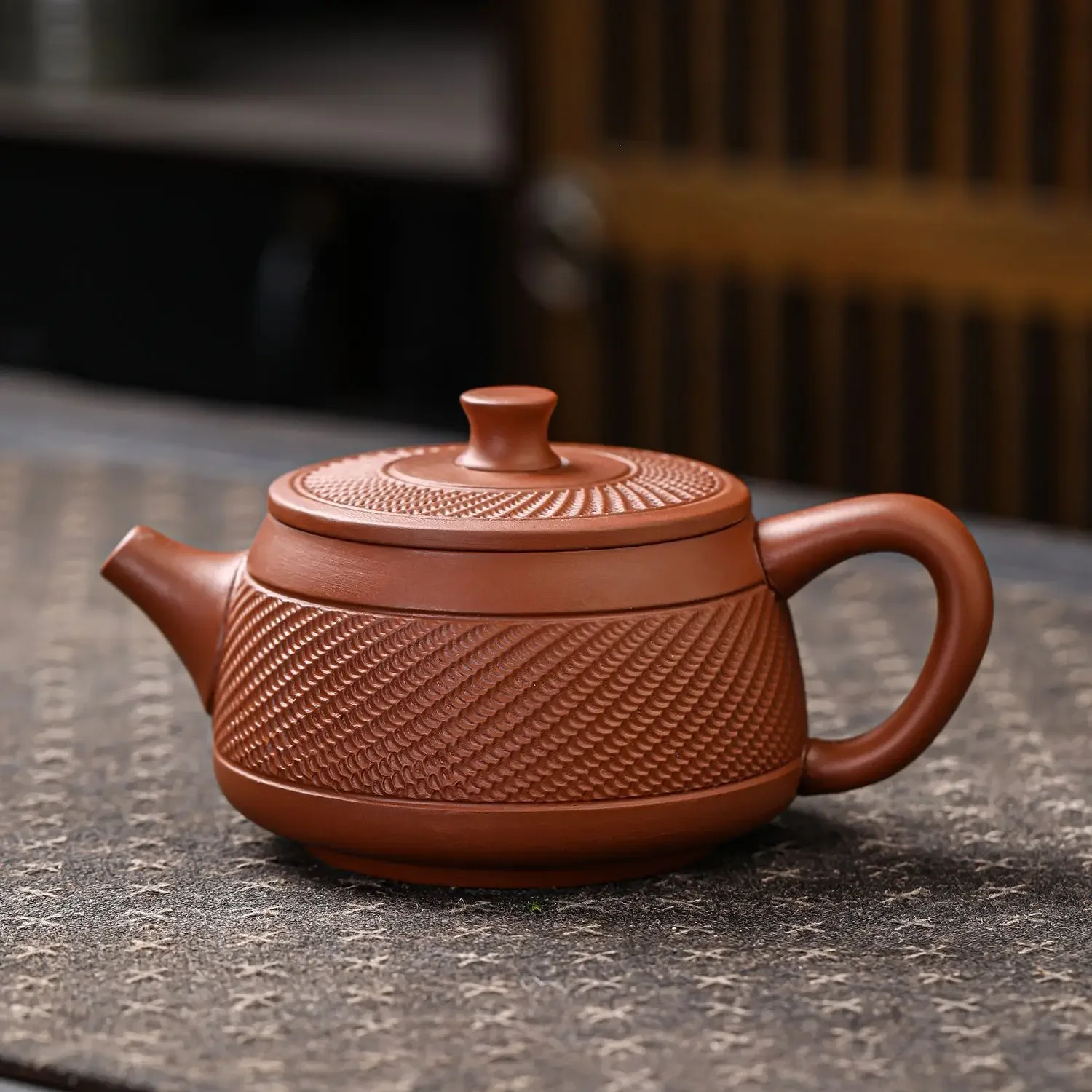 Fengming Purple Sand Tea Set, Bird Teapot, Household Gongfu Teaware, Tea Cup and Teapot, Japanese Style,Health Peace Drinkware