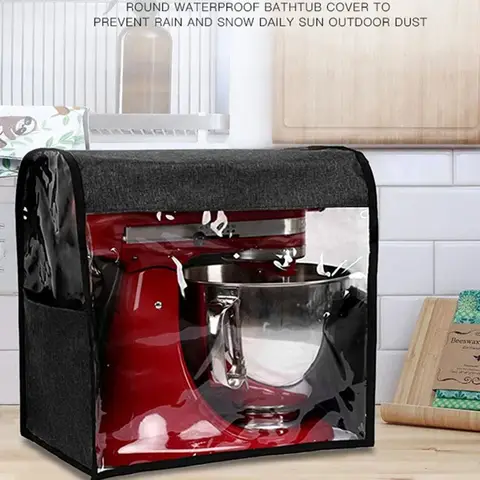 1PC Blender Dust Cover Household Waterproof Kitchen Accessories For Kitchen Aids Mixer Machine Supplies Mixer Dust Proof Cover