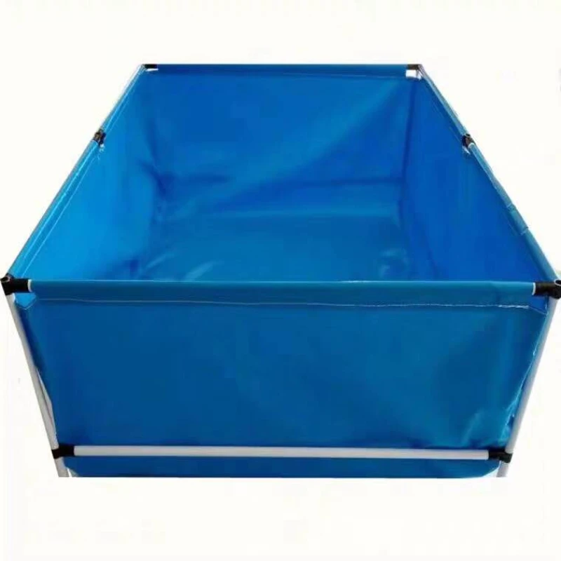 

Square and Round Customized PVC Waterproof Tarpaulin Fish Tank