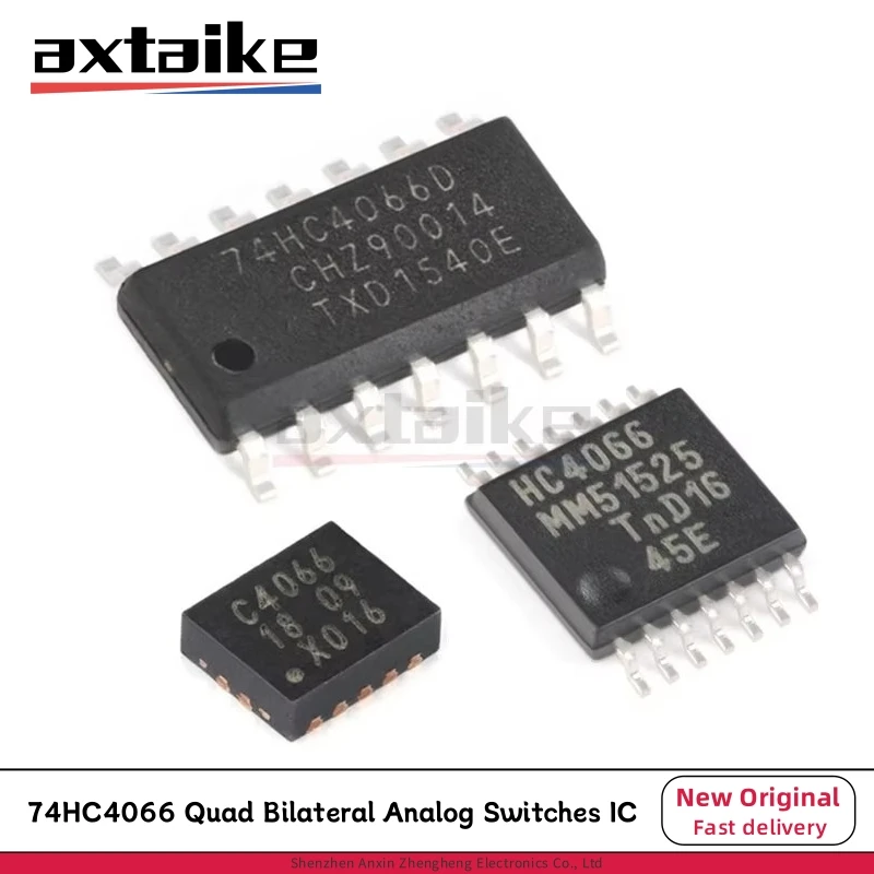 

10PCS 74HC4066 74HC4066D 74HC4066PW 74HC4066BQ SOP14 TSSOP14 DHVQFN14 HC4066 C4066 Quad Bilateral Analog Switches IC SMD Chip