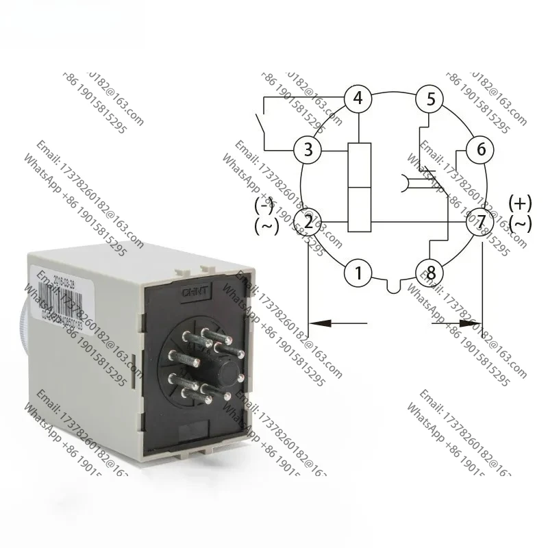 

CHINT Реле времени задержки отключения питания JSZ3F 5S 10S 30S 60S Задержка времени переменного тока 220 В постоянного тока 24 В