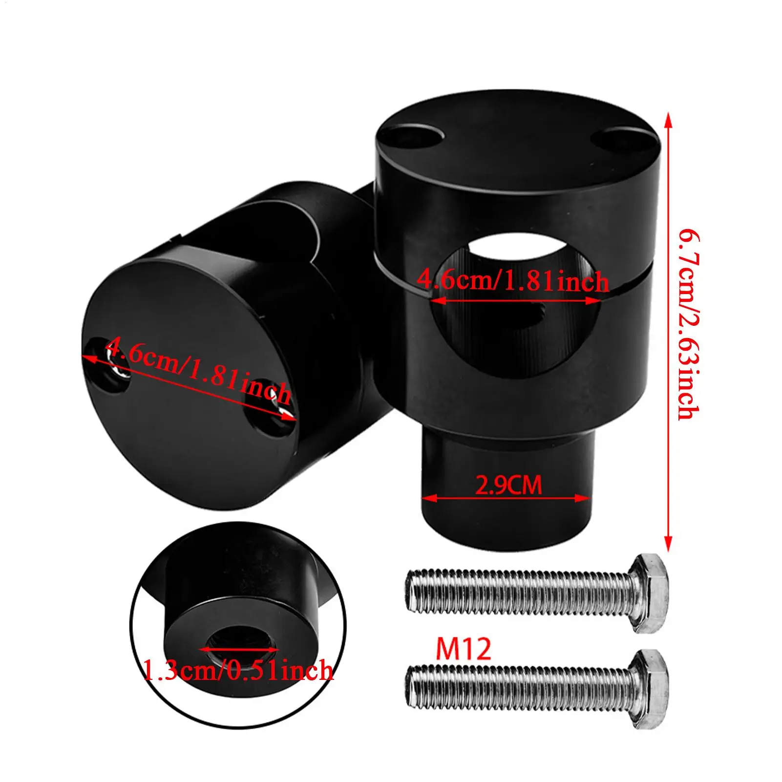 دراجة نارية المقود الناهض بار جبل مقبض المشبك CNCs المقود قوس سبائك الألومنيوم للمرآب في الهواء الطلق بجولة الطريق السريع #6