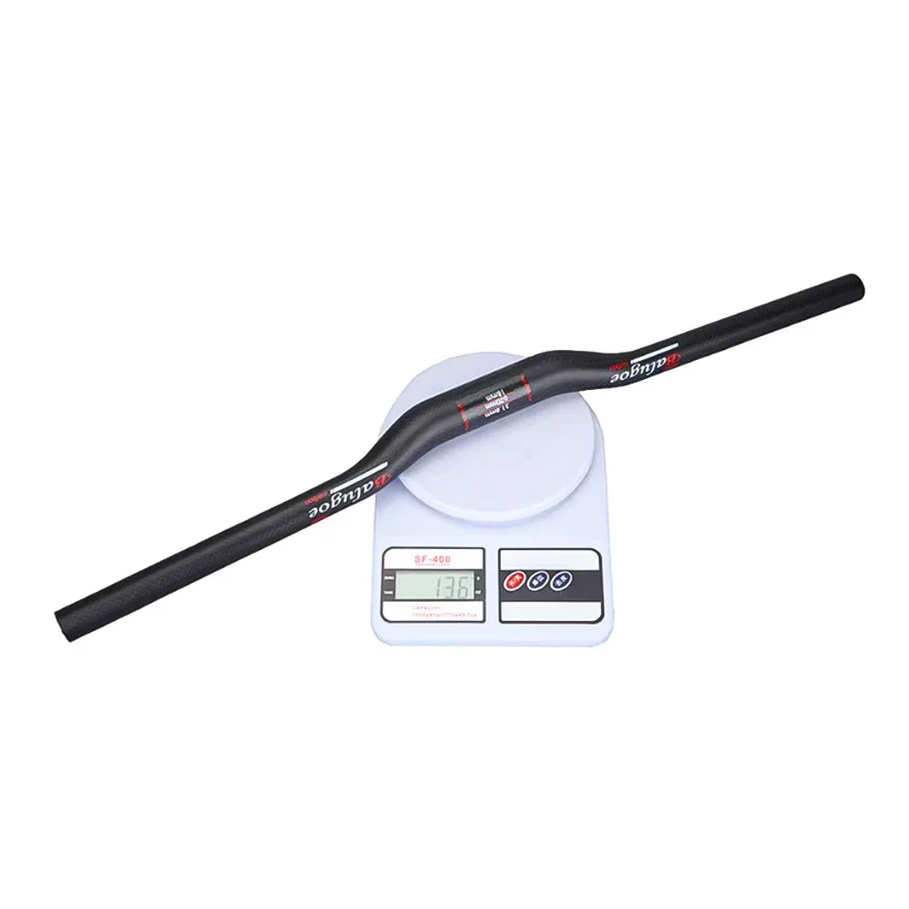 BALUGOE ألياف الكربون دراجة هوائية جبلية مقبض مستقيم مقبض ابتلاع تعديل الطرق الوعرة مع مقبض واحد 31.8 مللي متر 22.2 مللي متر ماتي #3