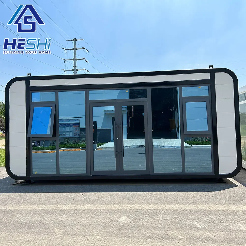 Security Prefab Luxury Moveable Apple Cabin House For Sale Prefabricated Portable 1m Office Pod Outdoor Container Home