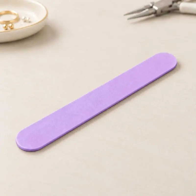 Resin Stirring Paddle with Continuous Silicone Construction, Extended Flat and Rounded Profile for Container Mixing
