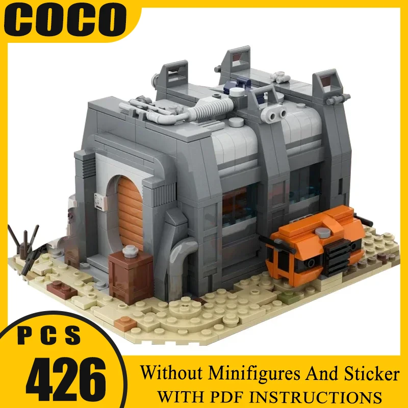 

Star Movie Moc Building Bricks Soldiers Guarding The Base Model Technology Block Movie Scenes Toy DIY Assembly Holiday Gifts