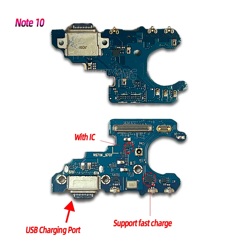 5Pcs Original USB Charging Port Connector For Samsung note 10 s21 plus a22 4g a20 a750f a21s a23 a12 Charging Plate Flex Cable