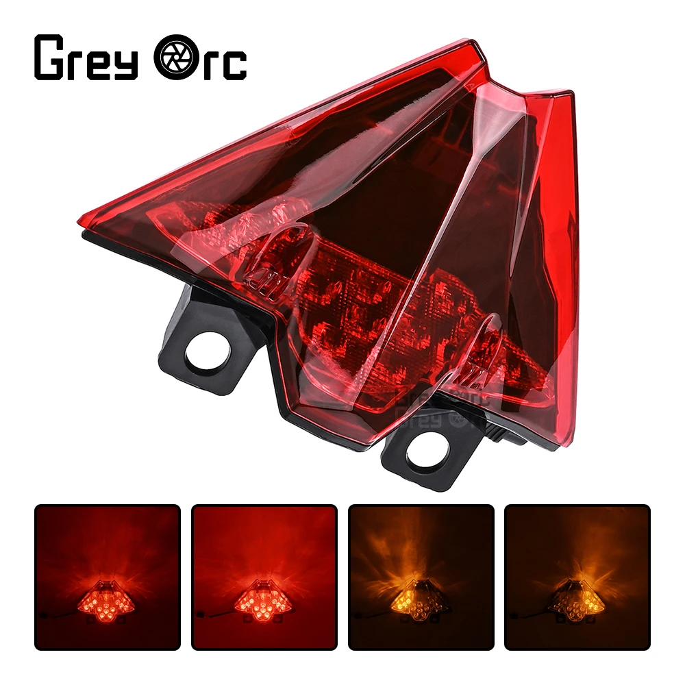 

12V Motorcycle LED Taillights Brake And Turn Signals Integrated For Kawasaki Ninja 500/SE Z500 EX500 2024-2025 Accessories