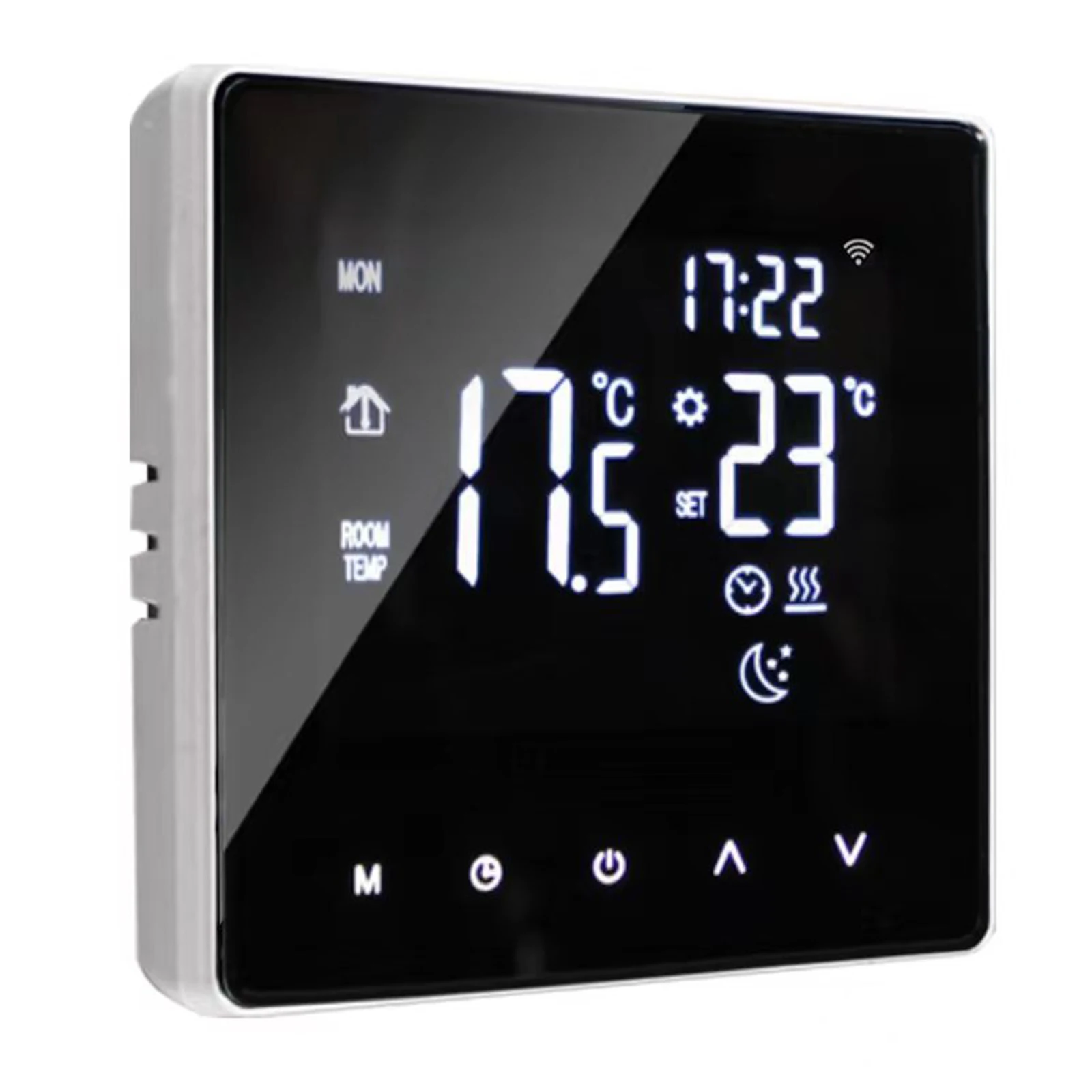 

For Floor Heating Systems Smart Temperature Controller Electric Floor Thermostat Floor Sensor LCD Touch Display