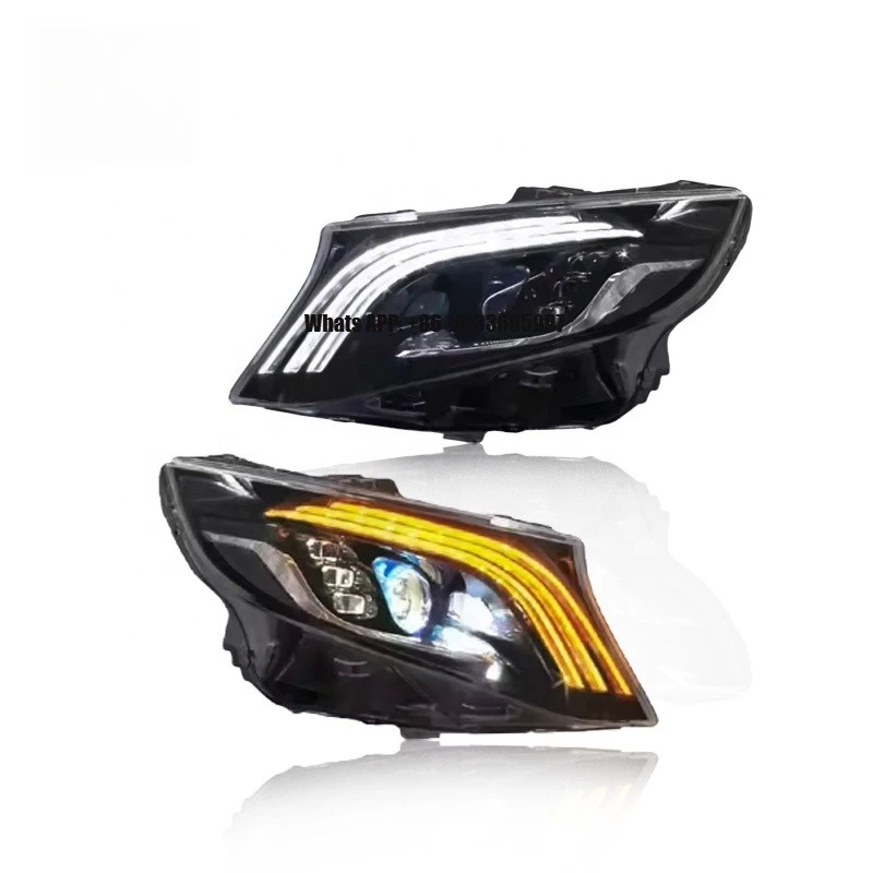 

W447 LED Headlights for Mercedes Benz 2016+ VITO V250 V260 W447 Mayba Style Head Lamp Car Front Lamps Assembly Plug and Play