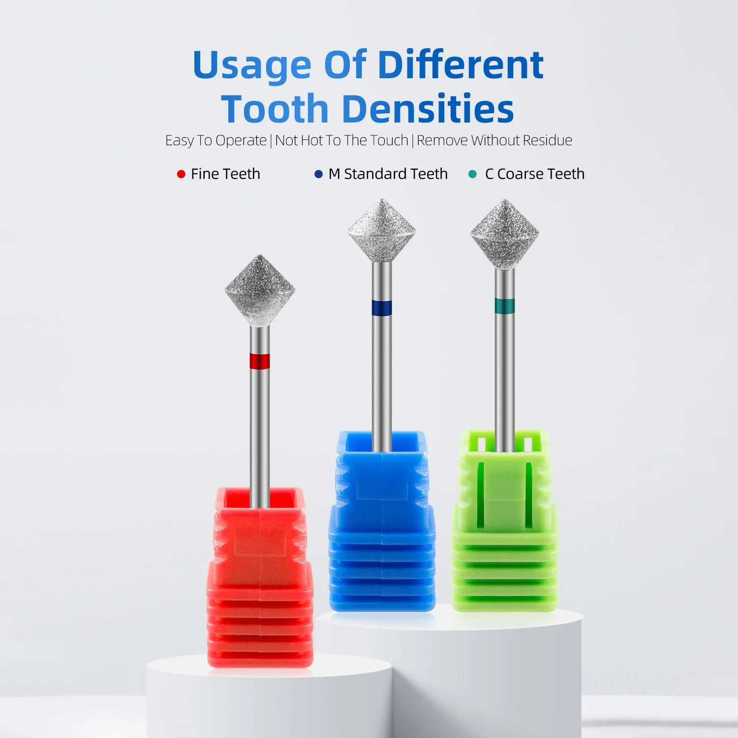 المعين الماس مسمار لقمة ثقب الكهربائية E-ملف طحن رؤساء ل مانيكير باديكير آلات تقطيع ل جيل للأظافر مزيل طلاء الأظافر #5