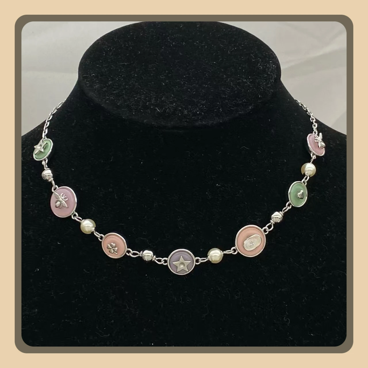 

Colorful Round Pearl Star Diamond Designer Stud Earings Earrings for Women Earring Jewelry for Women for Girl Gift