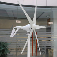 Wind Turbine Generator 400W 3 Blades With Charge Controller Windmill RV Yacht Farm Small Wind Generator Home Use Portable