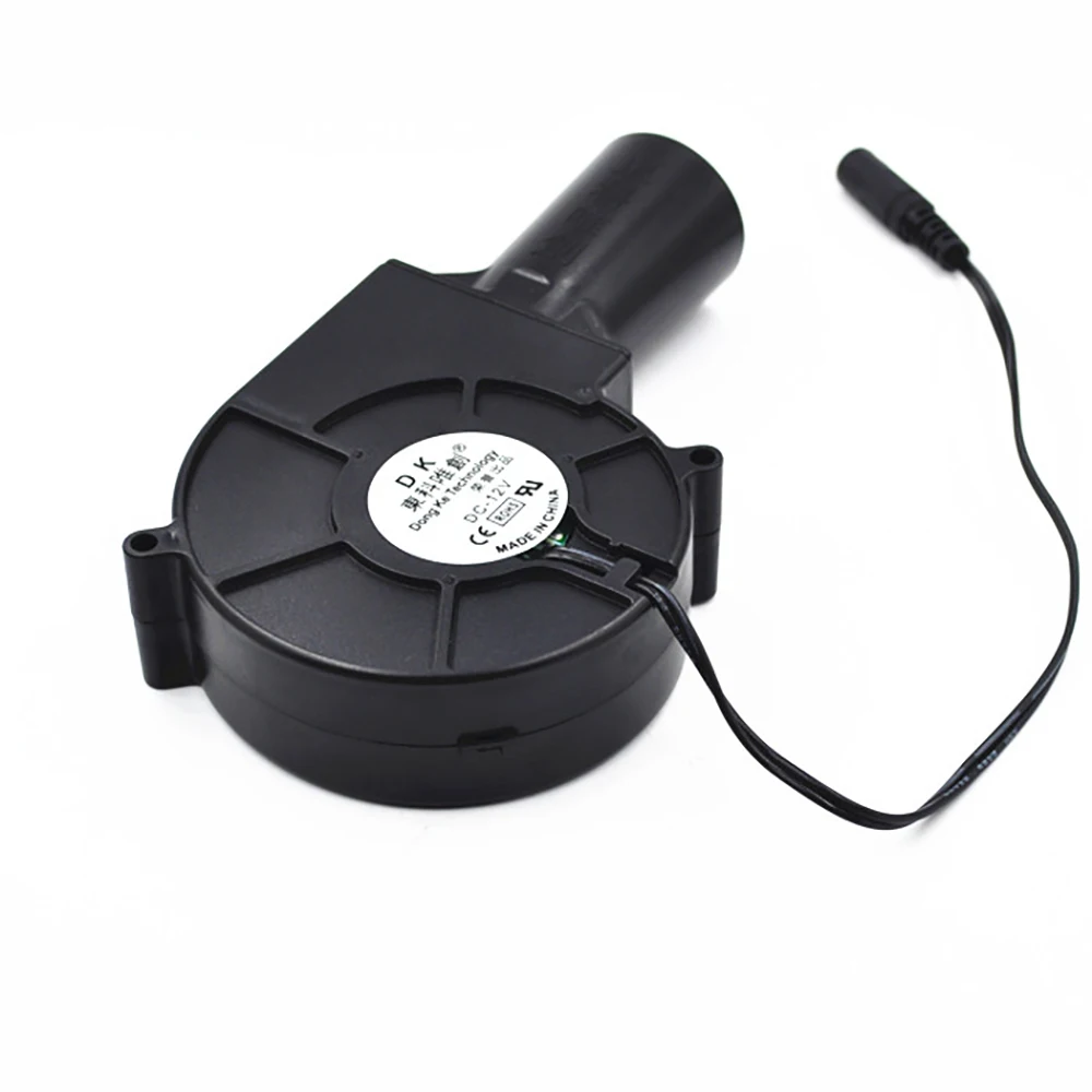 DC 12V 9733 Small Portable High-Volume Turbo Blower with Air Collecting Port Power Supply Speed Controller 6000RPM