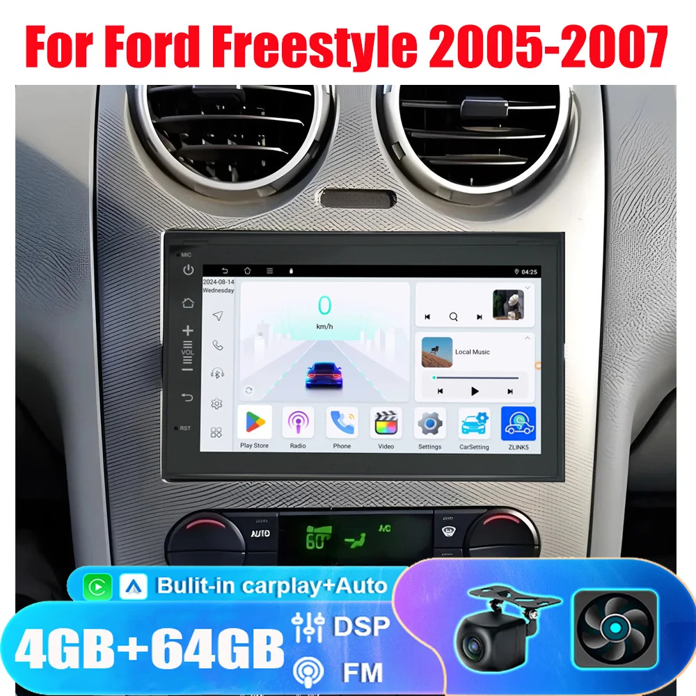 

Android 15 7”For Ford Freestyle 2005-2007 Android Car Radio Stereo Auto Multimedia Player Head Unit Autoradio Navigation GPS