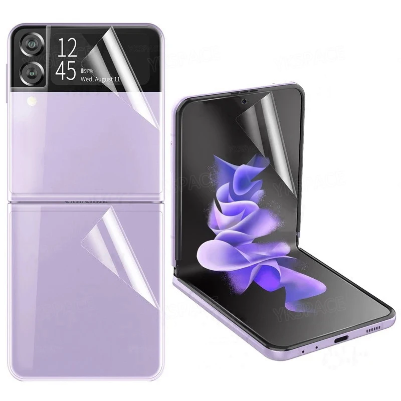 Vorder- und Rückseite Mattierte Hydrogel-Folie für Samsung Galaxy Z Flip 8 7 FE 6 5 4 3 HD Klare Weiche Displayschutzfolie Anti-Fingerabdruck – Detail 14