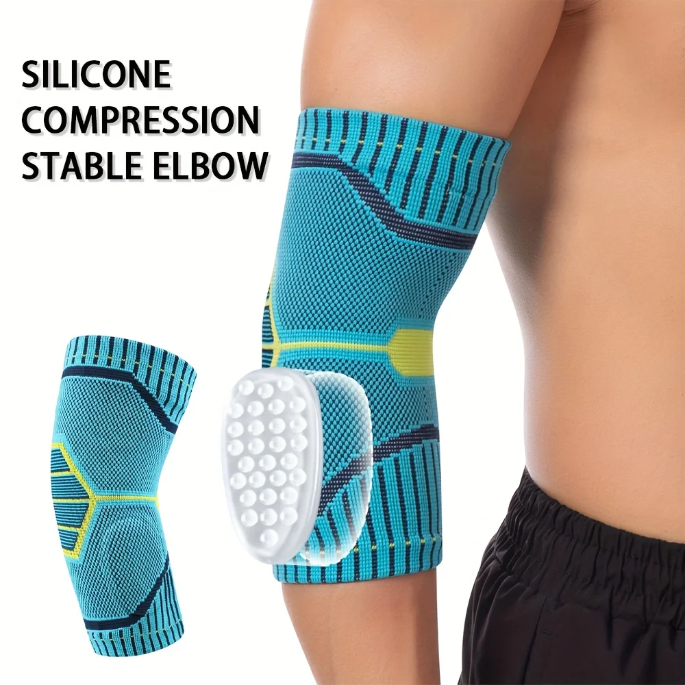 1pc Elbow Joint Compression Support Sleeve, Elbow Joint Wrapping and Support, Suitable for Fitness, Basketball