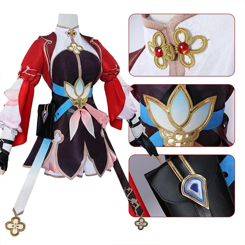 

】In Stock March 7th Hunt Cosplay Costume Honkai Star Rail Chinese Xianzhou Style March 7 Full Set Wig Halloween Xma