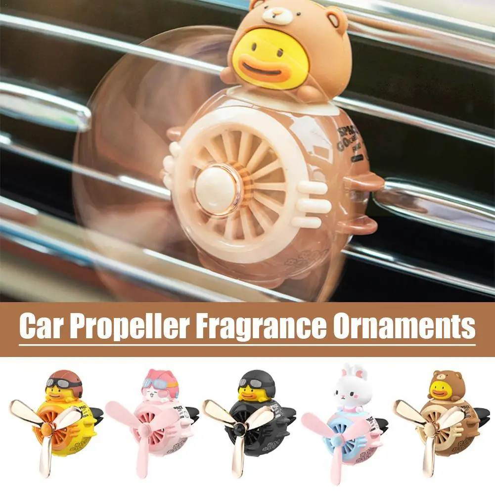 

Car Fragrance Diffuser Cute Cartoon Figure Air Outlet Clip Aromatherapy - Complimentary Two Aromatherapy Sheets