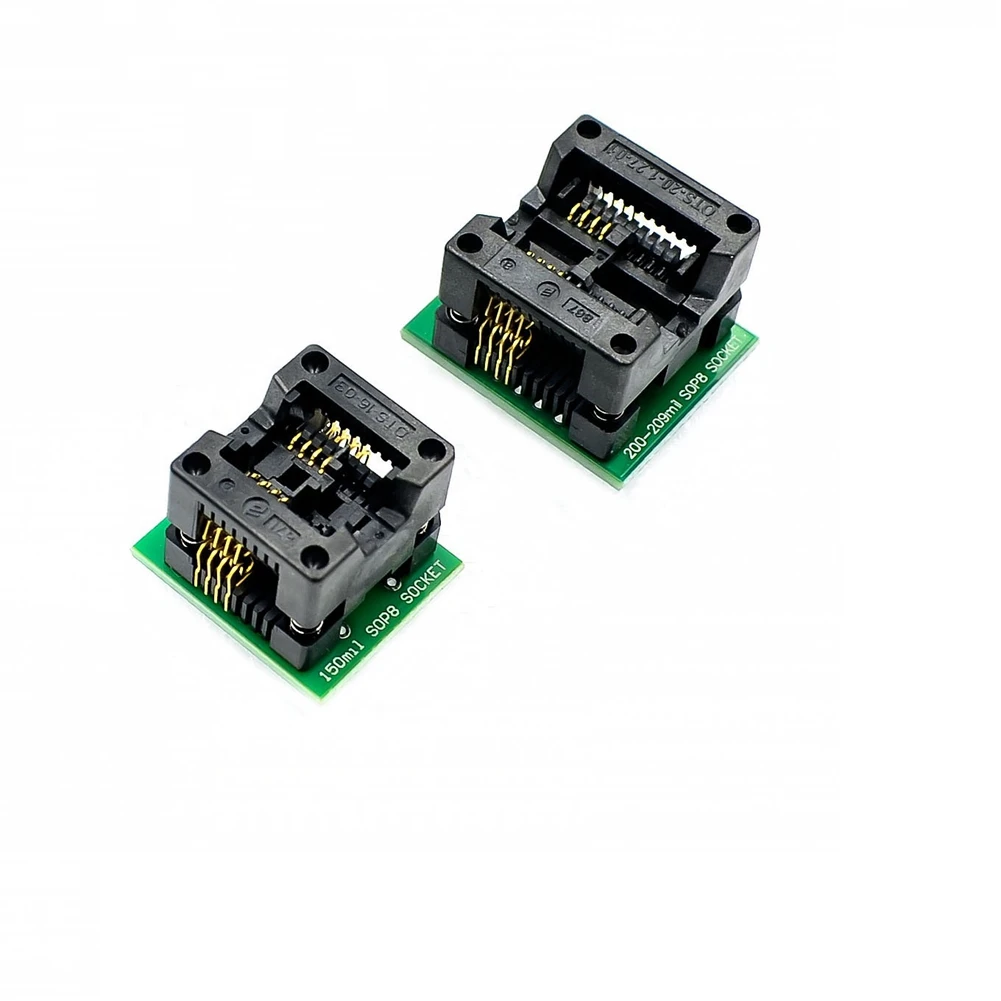 1Pcs SOP8 to DIP8 SOP8 Turn DIP8 SOIC8 to DIP8 IC Socket Programmer Adapter Socket for Wide 200Mil