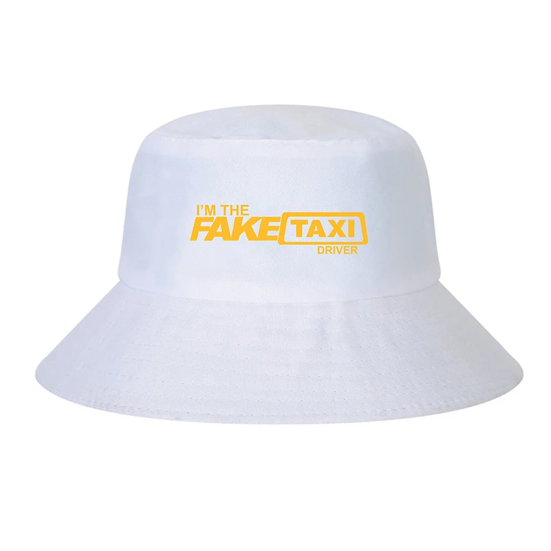 Fake Taxi Bucket Hats Cool Faketaxi Driver Caps Men sports bob bucket hat Unisex Casual Snapback Trucker Outdoor Fisherman Hat