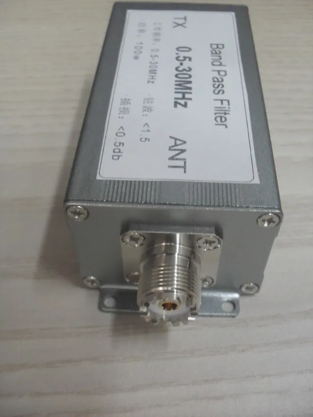 0.5-30MHz Band Pass Filter The Band Pass Covers Medium Wave And Shortwave