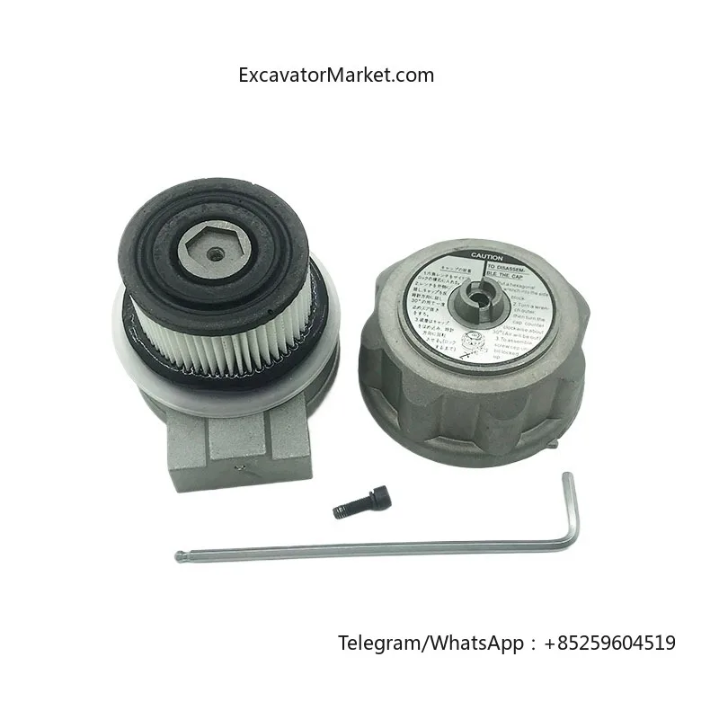 For Kato Hitachi Hyundai 210 200 450 820 700 Hydraulic Tank Cap Breathing Filter Excavator Accessories excavator Parts