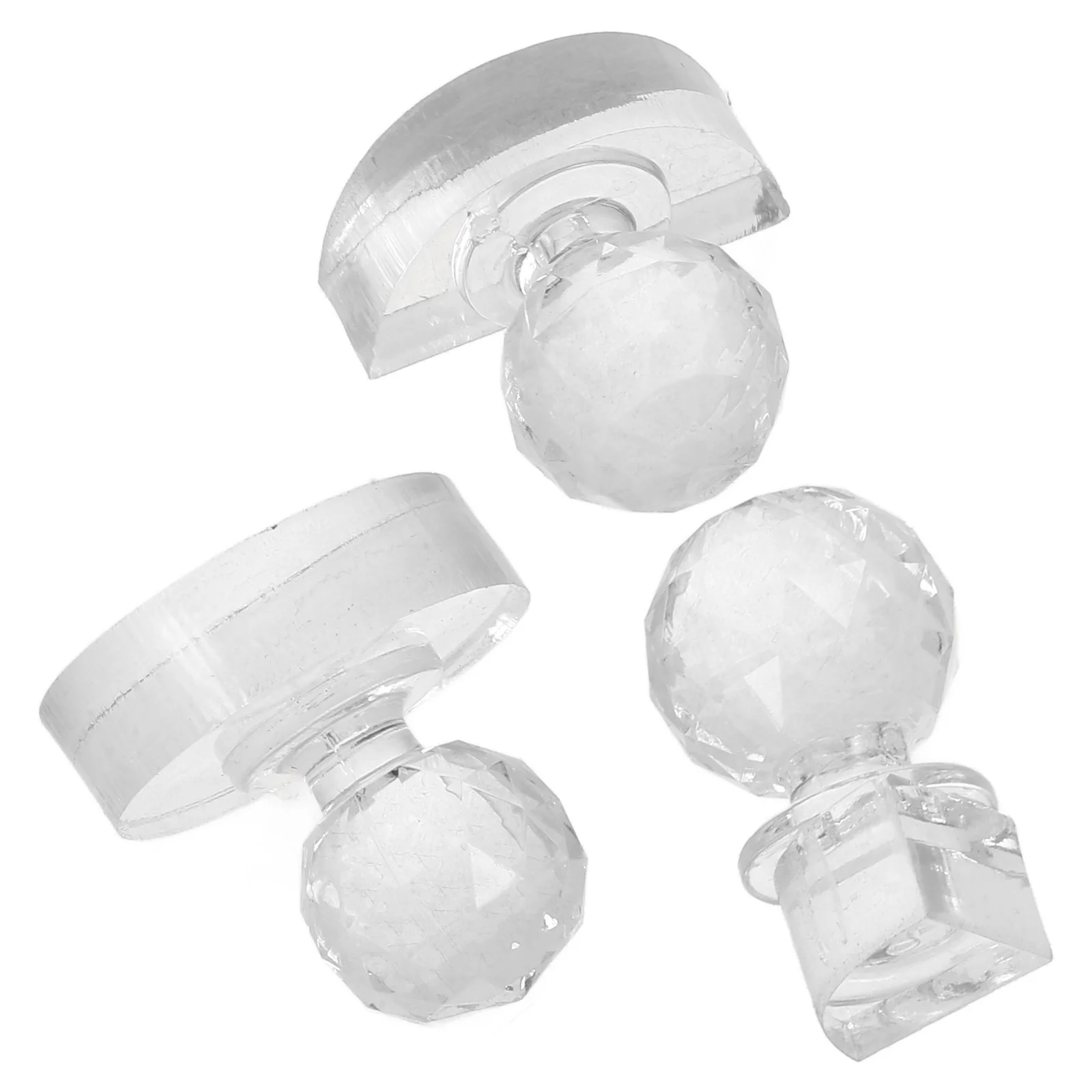 ชุดอุปกรณ์ปั๊มอะคริลิคสำหรับแต่งหน้า 3 ชิ้น สำหรับปั๊มอายแชโดว์ บลัชออน แป้งพัฟ ซ่อมแซมตลับแป้งพัฟ DIY