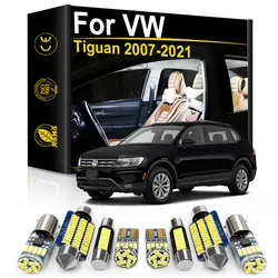 Dla Volkswagen VW Tiguan 5N MK2 MK1 premacy 2008 2010 2013 2015 2017 2019 2020 akcesoria LED do wnętrza samochodu światła Canbus