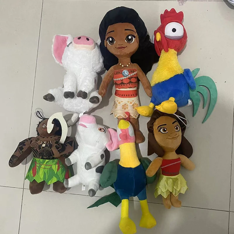 

Моана Анимированный фильм Плюшевая океанская принцесса Мауи Хей Хей ‌ Петух Свинья Мультфильм Мягкие Животные Плюшевые Игрушки Украшение Дома Подарок