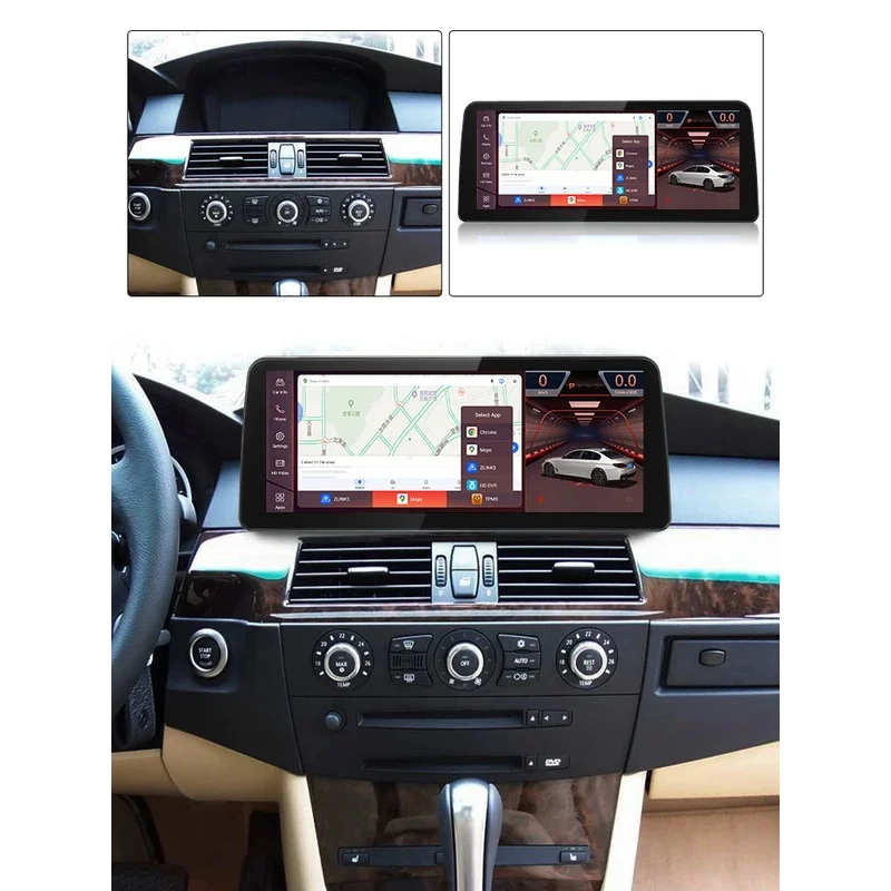 

(Marine shipping) 12.3'' 8G 256G Car-play for BMW E60 CCC CIC System Car Radio DVD Player 4G LTE WIFI Car Multimedia Player Snap