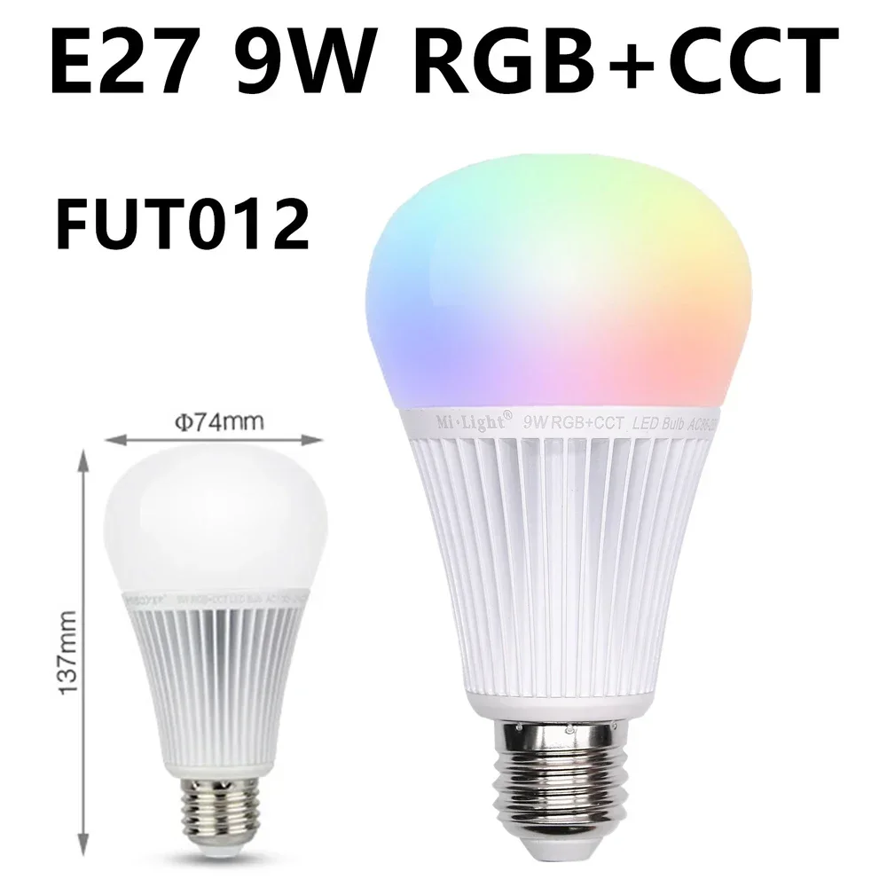 جديد MR16 GU10 E14 E27 Miboxer 2.4G Led لمبة مصباح ليد 4 واط 5 واط 6 واط 9 واط 12 واط CCT RGB + CCT اللاسلكية واي فاي التحكم عن بعد LED الأضواء #3