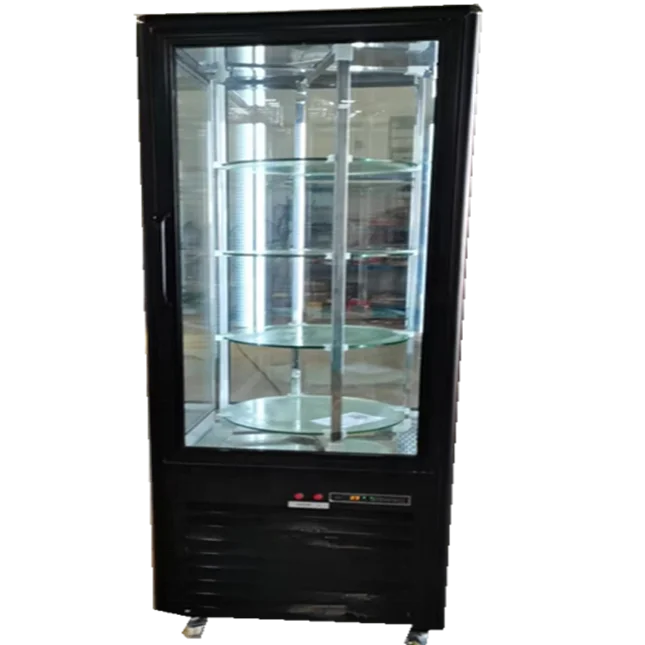 Commercial Refrigerated Case Cake Display Showcase Refrigerator With Cooler Shelving