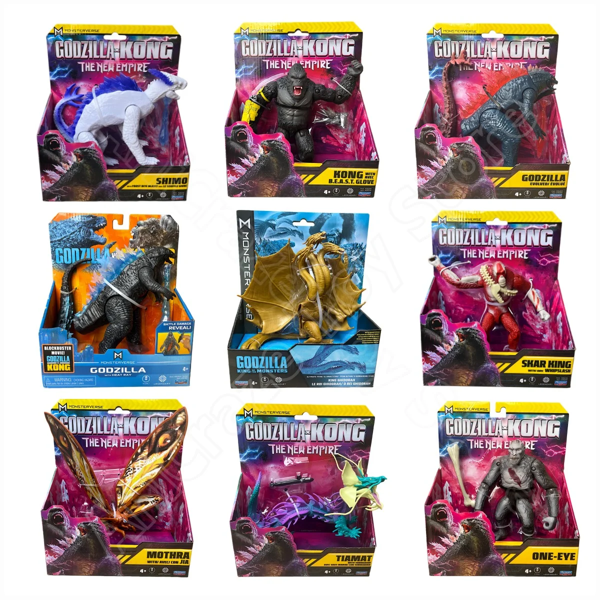 Godzilla Vs Kong Action Figure Ghidorah Exquisite Basic Series Kong The New Empire Godzilla Evolved Movable Joints Toy Gift