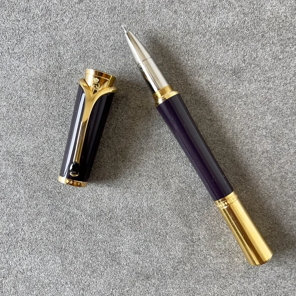 2025 Grace Kelly Elegance إصدار محدود MB قلم كتابة على طراز الأميرة قلم جل رولربال للسيدات مجموعة هدايا قرطاسية مميزة #3