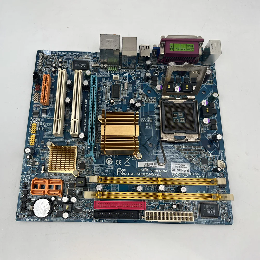 اللوحة الأم لسطح المكتب GA-945GCMX-S2 945GC LGA775 DDR2 شحن سريع