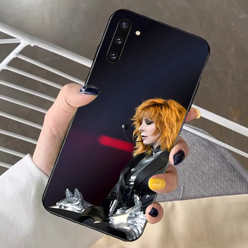 M-Mylene-Farmer Phone Case For Redmi Note 4 X 5 A 6 7 8 T 9 9S 10 11 11S 11Epro Poco M3 pro