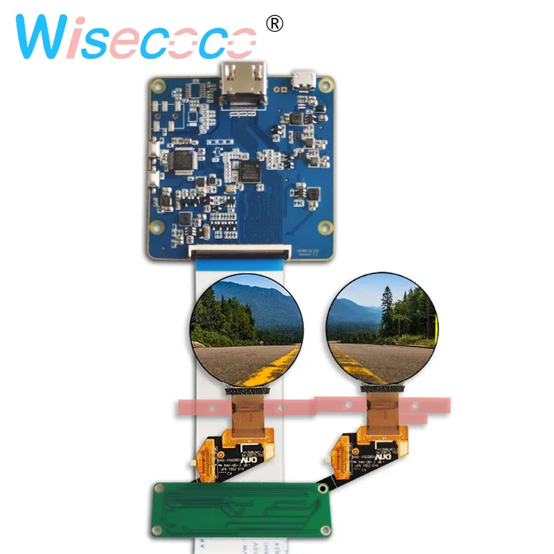 

1.39 inch OLED 35.4mm*35.4mm 400X400 round screen to MIPI driver board for wearable watch project