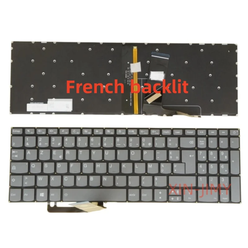 

Французская клавиатура для ноутбука AZERTY с подсветкой для Lenovo S145-15IWL V140-15IWL V145-15AST V155-15API LCM16H6 PC5CP