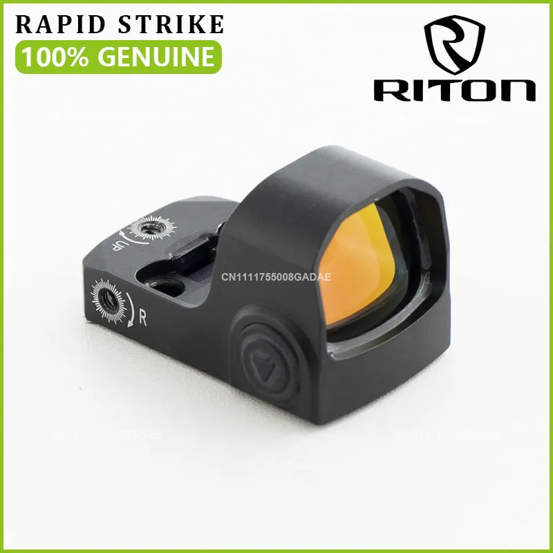 【GENUINE】RITON Optics 3 TACTIX MPRD Ultra-Compact Red Dot Sight 3 MOA RMSC Footprint for Pistol Handgun G43X/G48X/Hellcat/P365XL