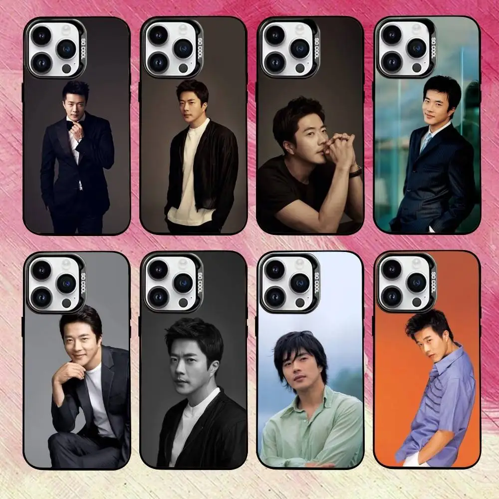 

Walking hormone K-Kwon S-Sang wooS Phone Case For iPhone 17,16,15,14,13,12,11 Plus,Pro Max,XS,Colorful Silver Black Cover