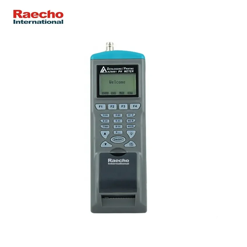 Portable PH Meter Digital Probe Sensor Price PH Tester Handheld Water Quality Analyzer with Print Function