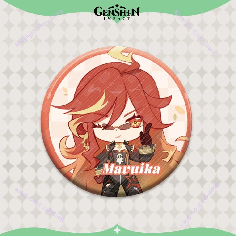 جينشين تأثير لعبة شارة تشيبي نمط Nashidafu نينا ويندي Skirmisher لعبة أنيمي شخصية قلادة هدية لمحبي تحصيل