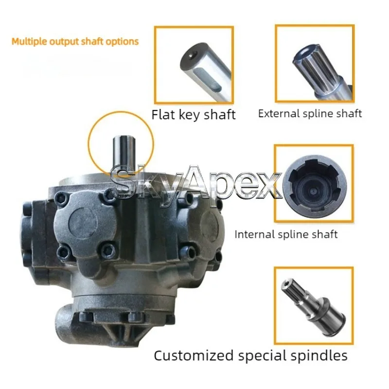 Five Star Hydraulic Motor High Torque Radial Piston Motor for Injection Molding Machine Ship Deck Industrial Machinery