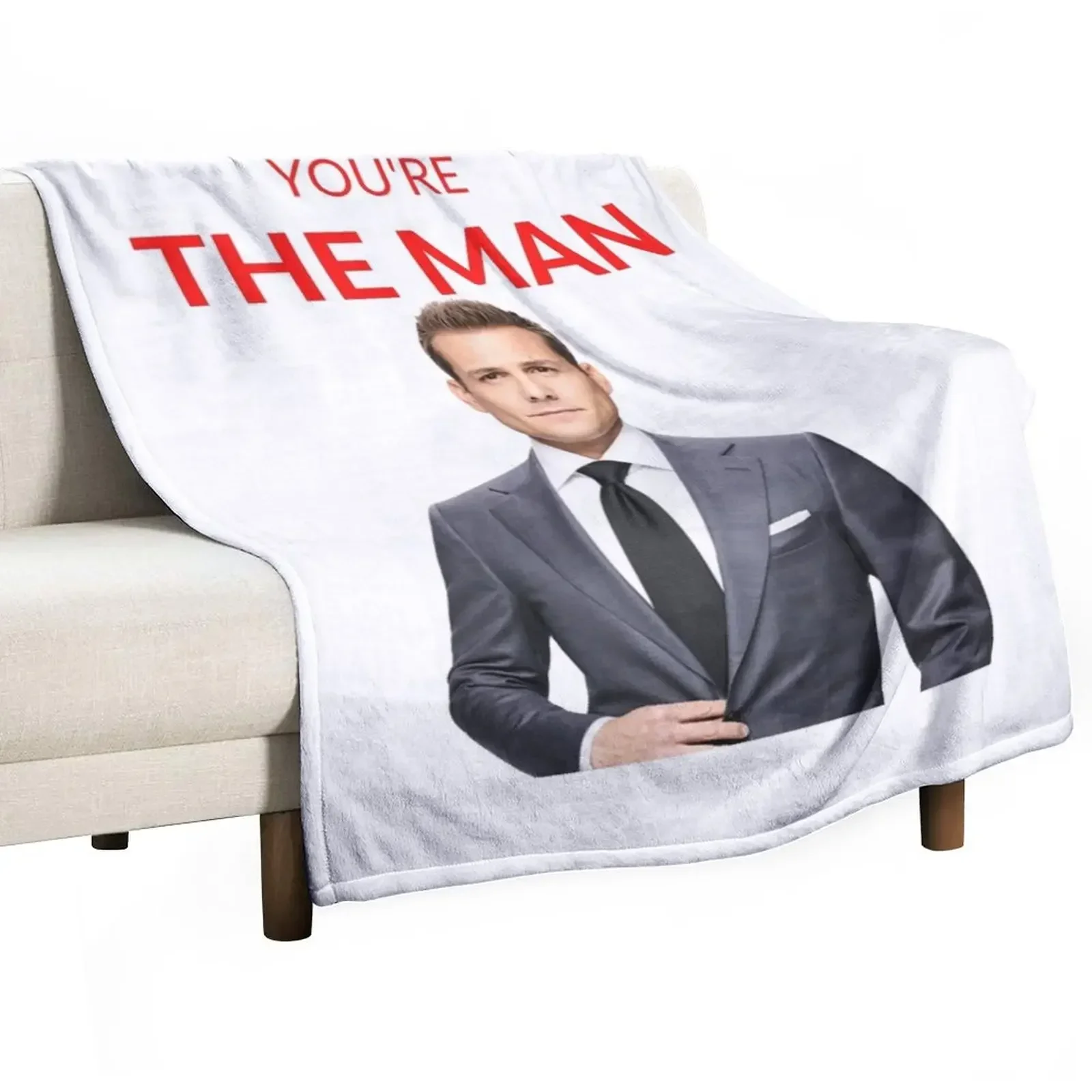 

Suits Harvey Specter 'You're the man' Merch Throw Blanket christmas gifts sofa bed Bed Extra Large Throw Blankets