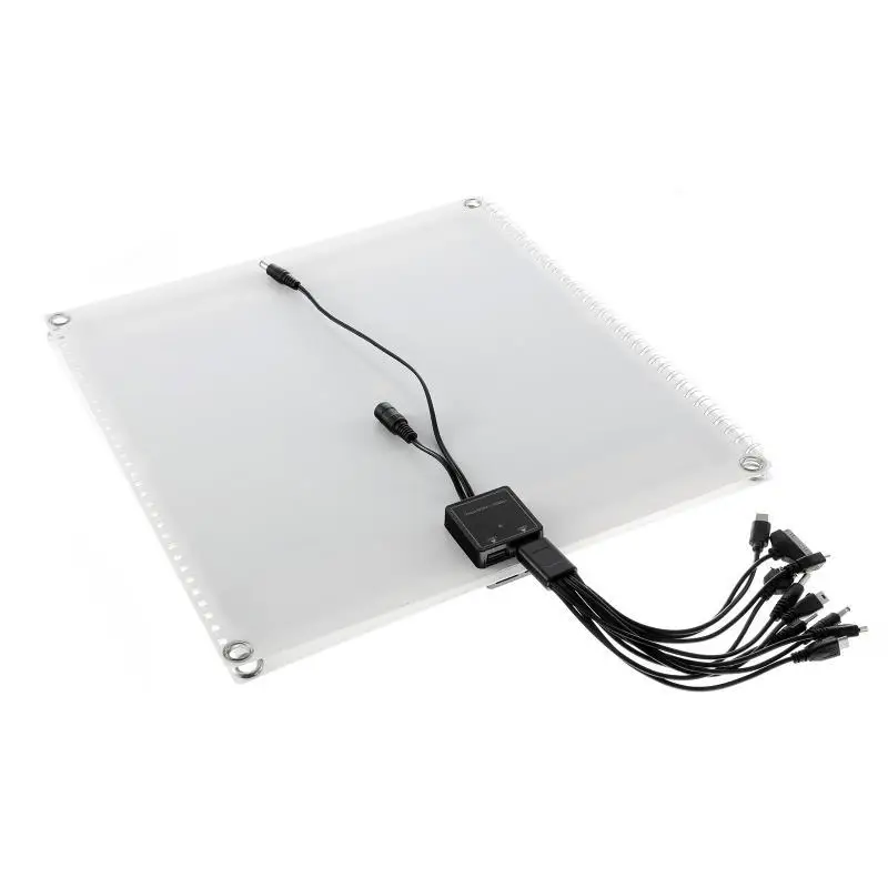 Solar Hinge Spliced Single Crystal Photovoltaic Module Folding Charging Treasure Solar Panel