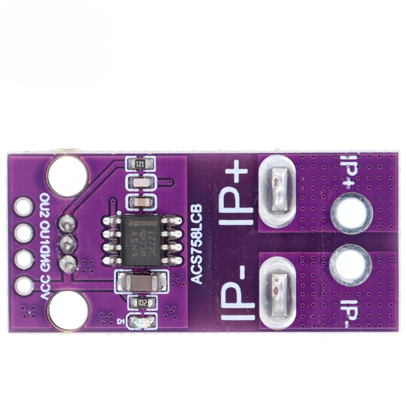 50A 100A Hall Current Sensor Module Linear Analog AC DC 3.3V-5V ACS758 ACS758LCB-050B 100B-PFF-T For Arduino RC Model Connector