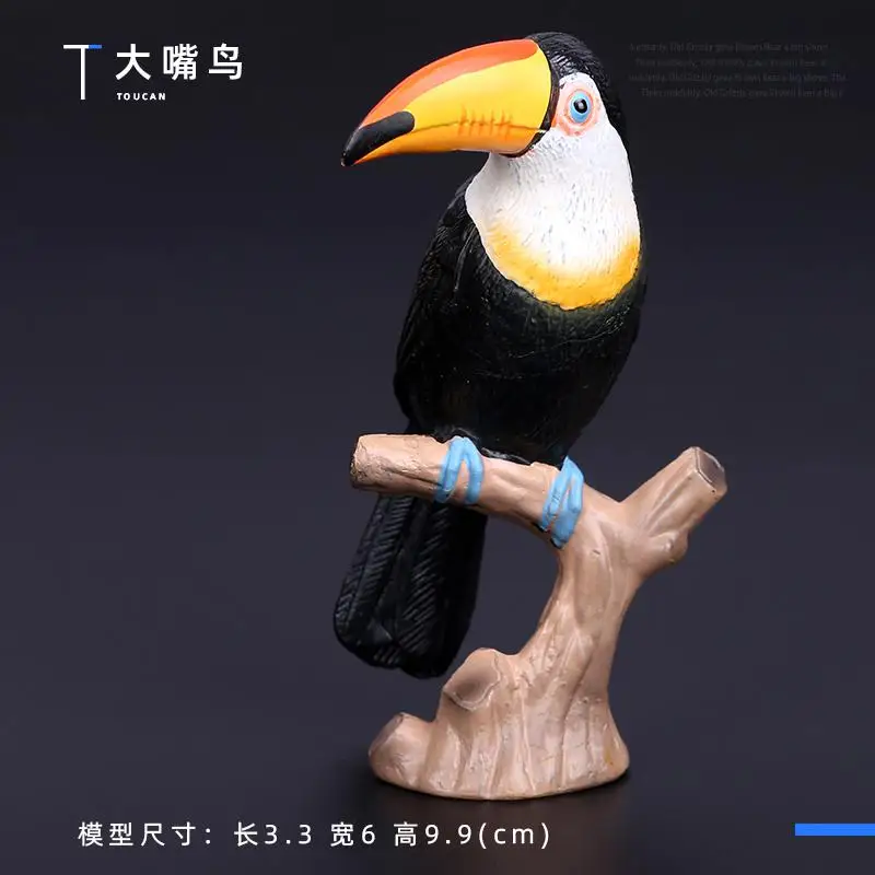 Simulatie Dierenfiguren Ooievaar Adelaar Turkije Actiefiguur Dierenbeeldjes Bosfamilie Plastic Vogels Speelgoed Kindergeschenken Dierentuin