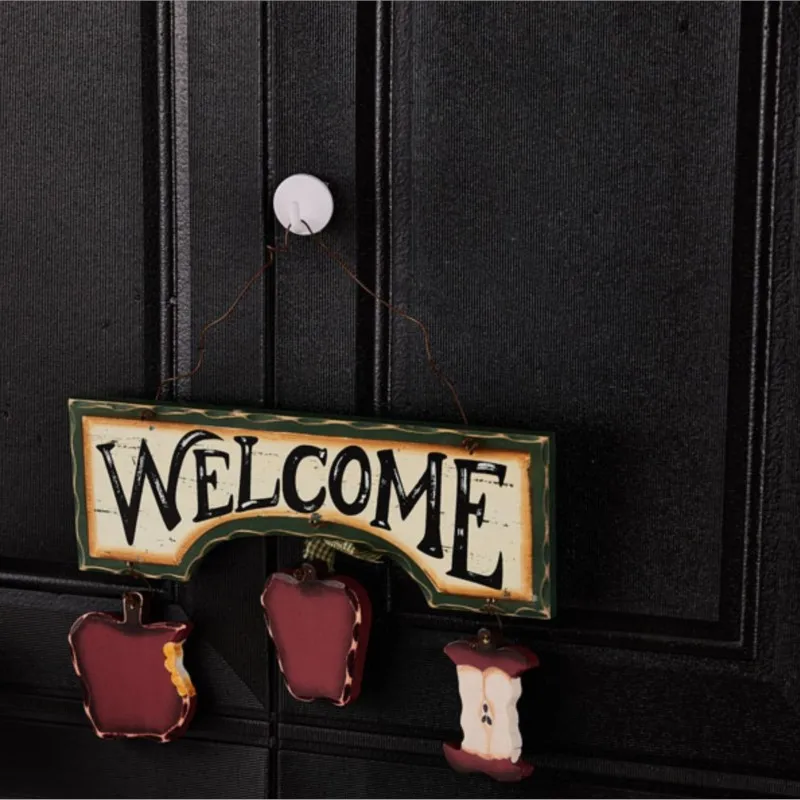 2026 New Chinese Ancient Style Wooden Apple-Shaped Hanging Decoration Entrance Doors/Walls Hanging Wooden Decoration LJ516